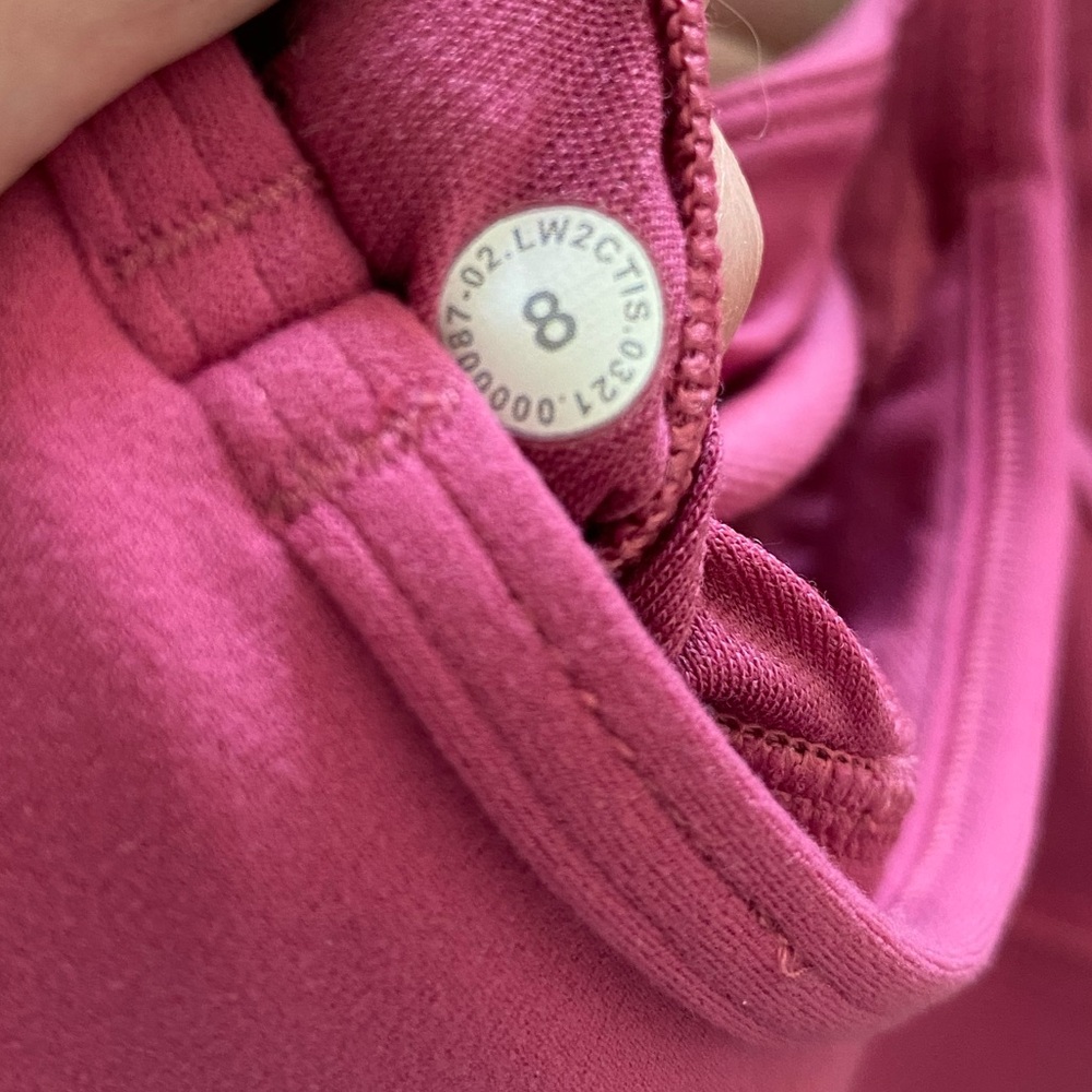 Lululemon Women's Flow Y Bra Nulu A-C Cup sz 8 Pink Lychee - Picture 7 of 7